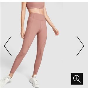 Seamed leggings and crop top by goop sport